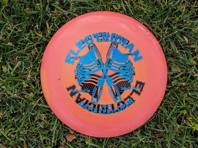 Tournament Sponsor disc with a double stamp