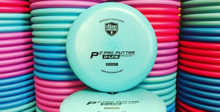 blue discmania p2 disc golf disc