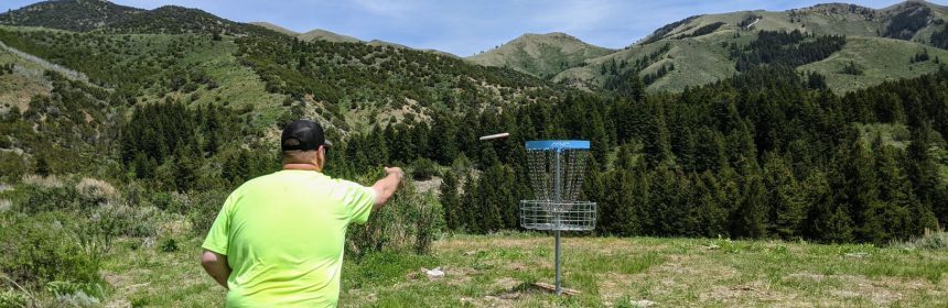 New Disc Golfer on Mountainous Course