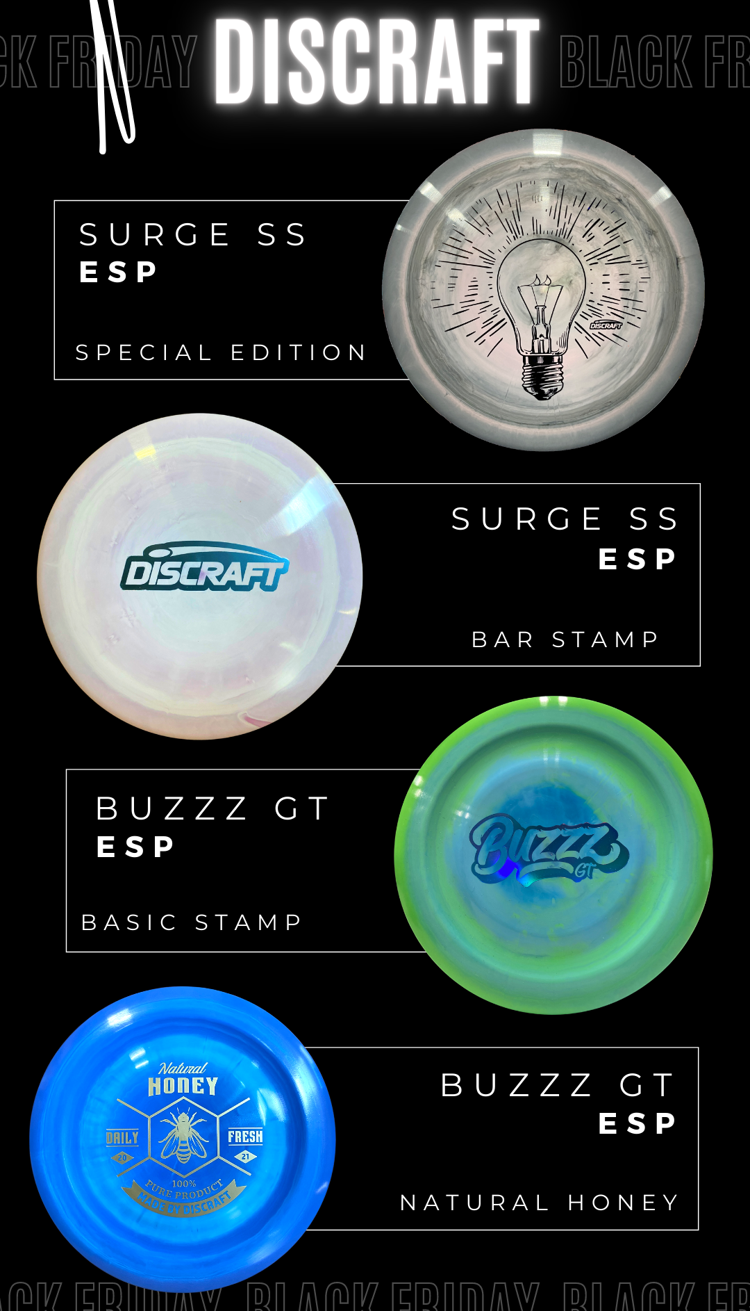 Black Friday Discraft releases #1