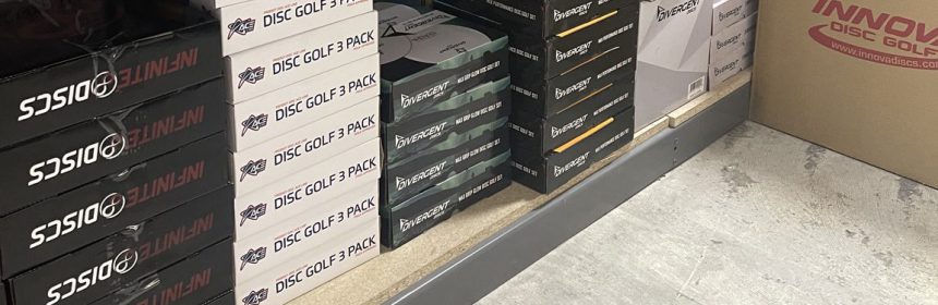 several disc golf sets