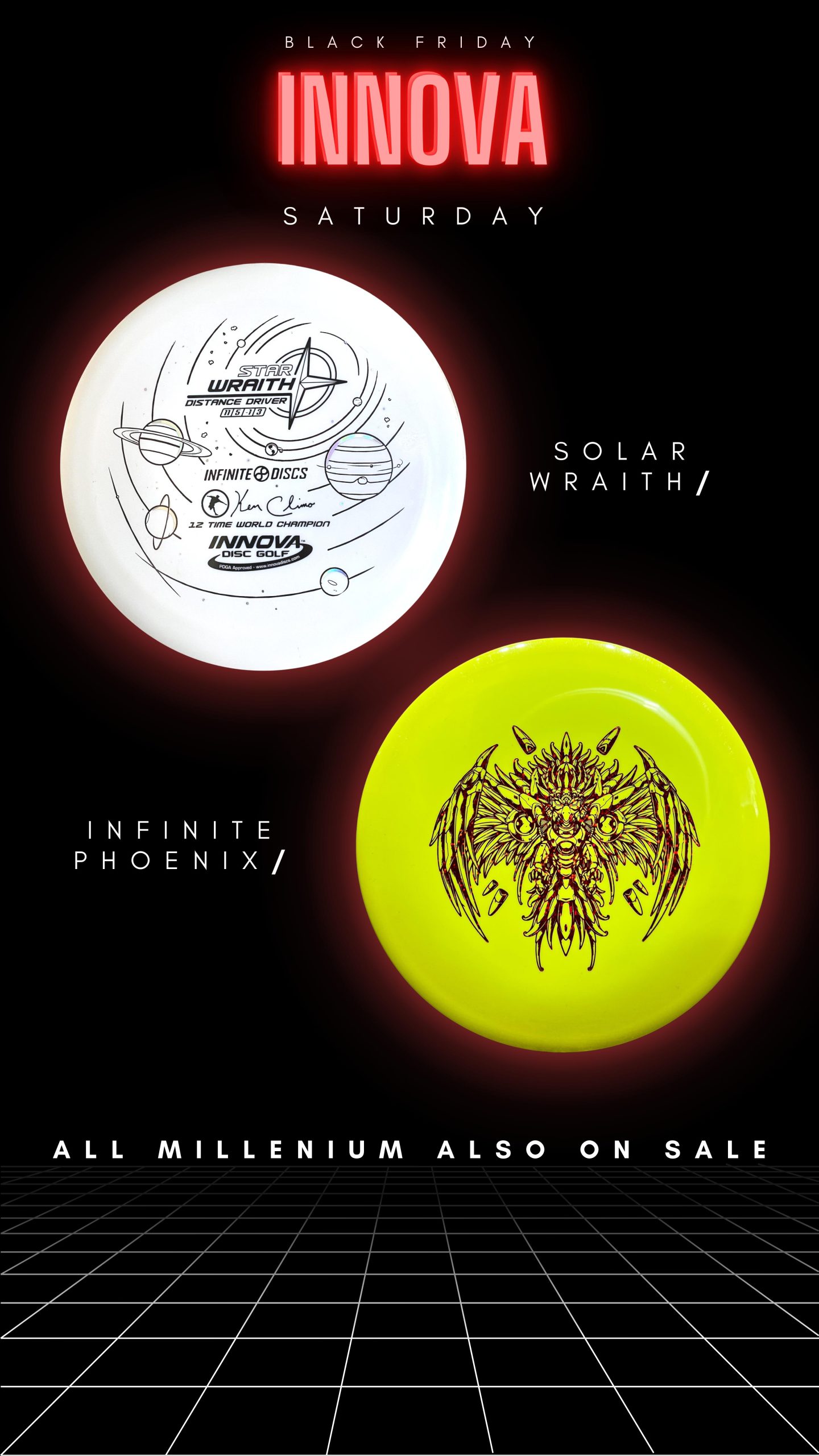 Innova Solar Wraith and limited edition Phoenix Stamp