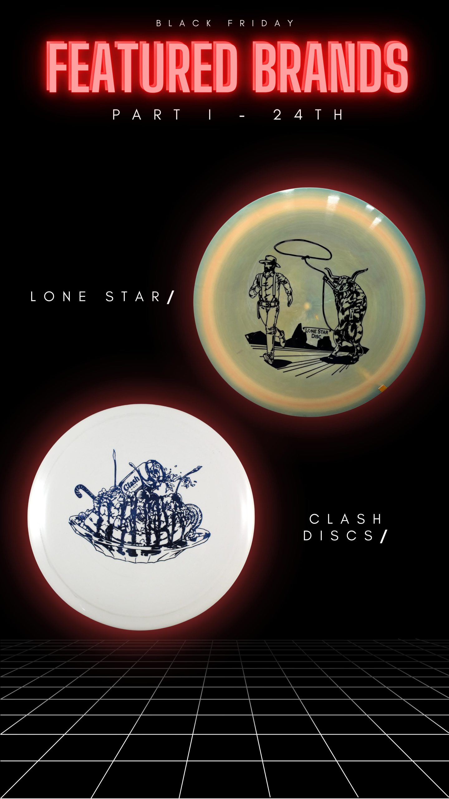 Lone Star and Clash Discs Black Friday releases.