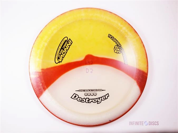 Innova Destroyer, Farthest flying disc for forehand and sidearm throws.