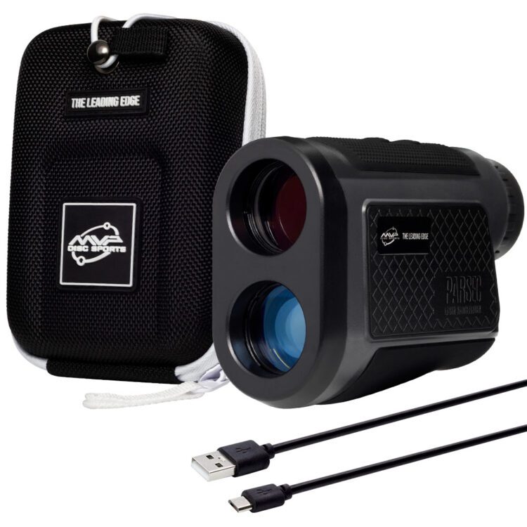 Disc golf rangefinder. High end but vastly coveted gift item for tournament disc golfers.