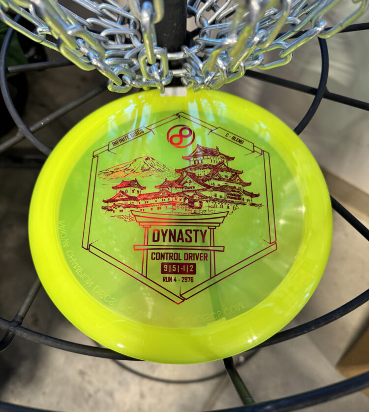 Infinite Discs Dynasty in a Basket - The #1 Fairway Driver of 2023
