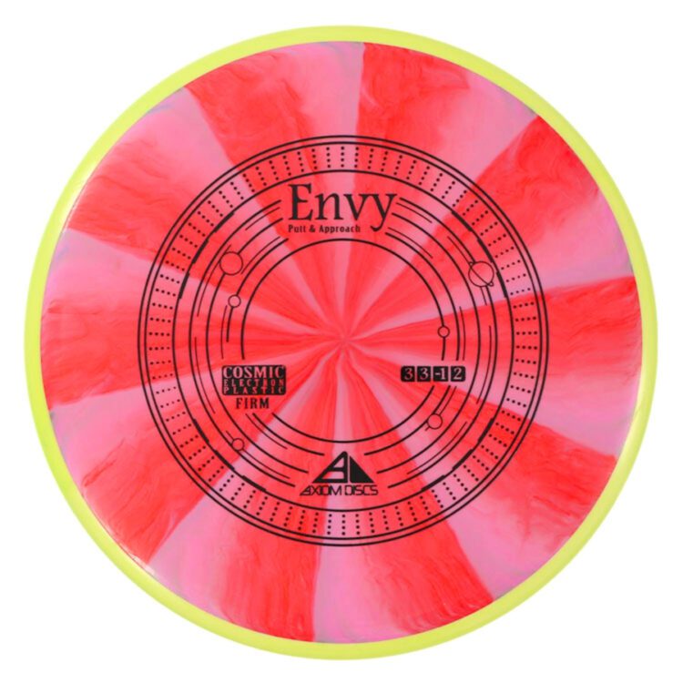 Axiom Envy, top selling disc golf putt and approach disc.