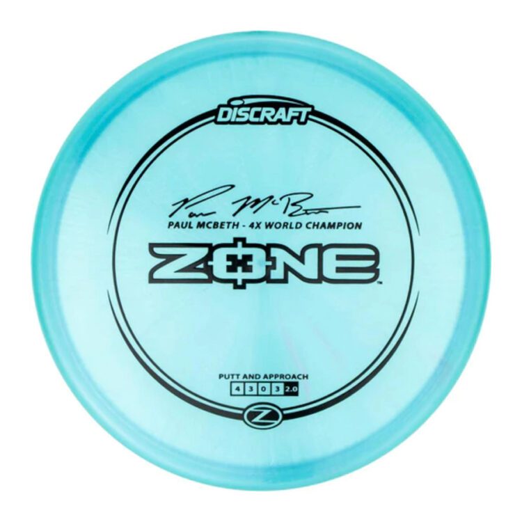 Discraft Zone Approach Disc - Not generally used as a putter but overall classified as a putt and approach disc. 