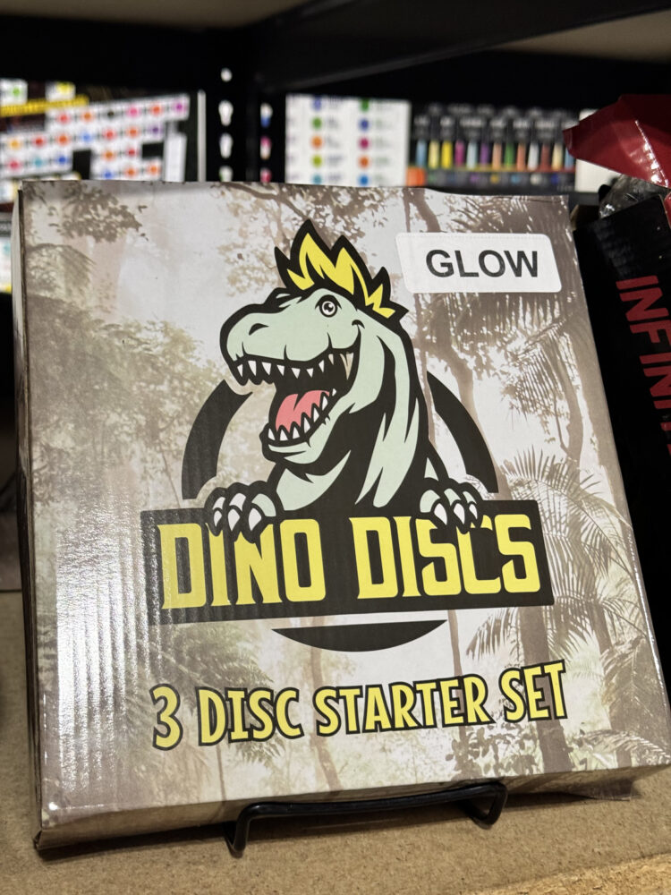 Dino Discs Glow set