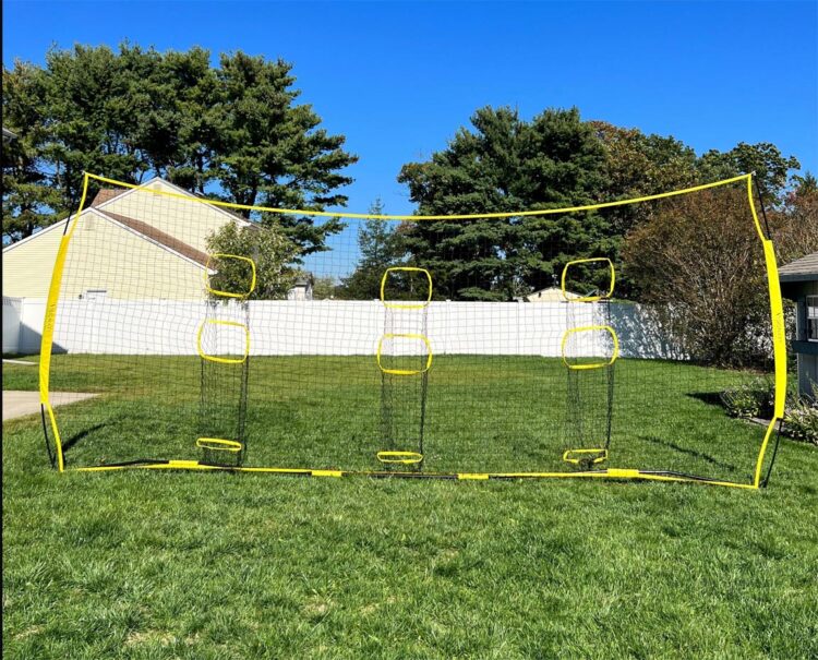 A Visionary disc golf practice net