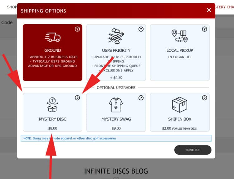 Mystery Disc option 