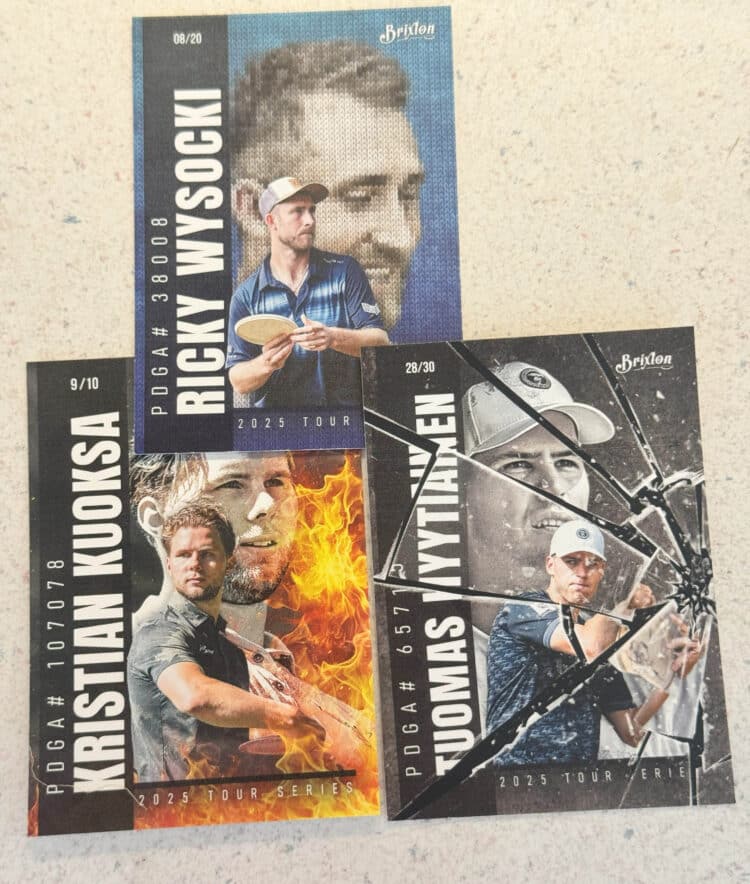 rare Brixton Parallel disc golf cards