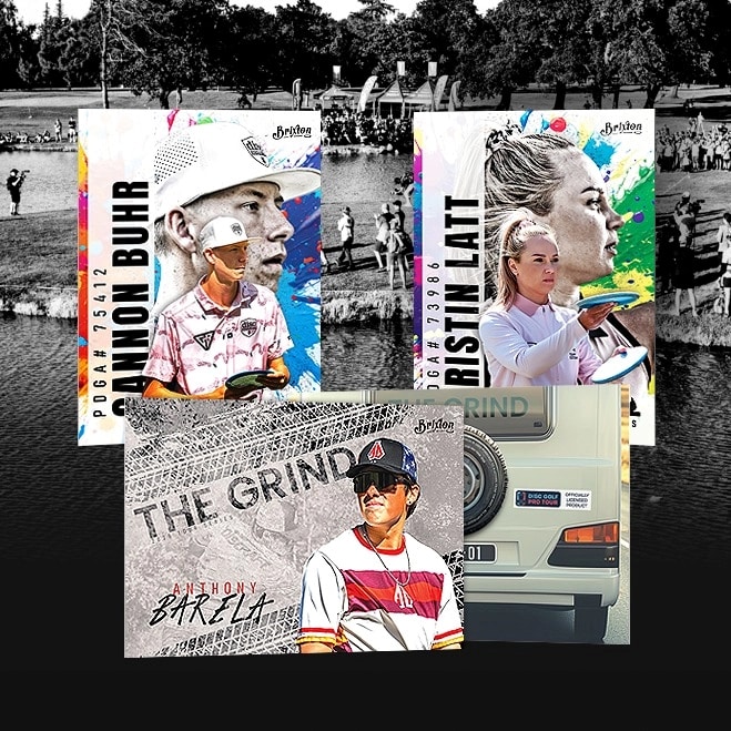 Brixton disc golf cards base set