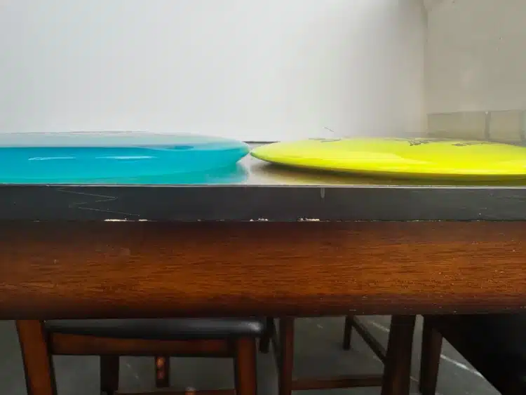 profile of a midrange and fairway driver disc golf discs