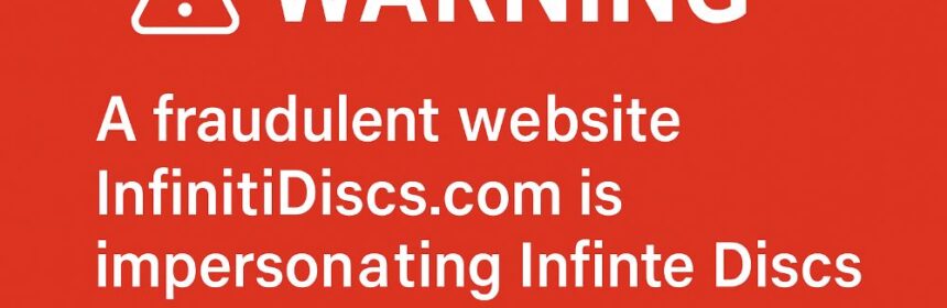 Fake Website Warning Banner