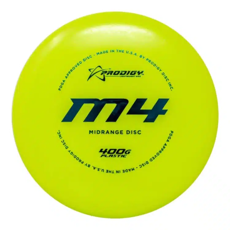 A Prodigy M4 disc golf midrange disc