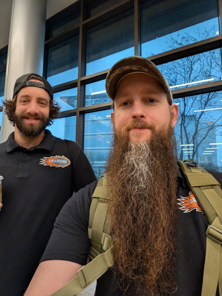 Bobby and Chris of Ballisdisc discs